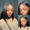 13x4 Bone Straight Lace Frontal Wigs Short Bob Preplucked 4x4 Transparent Lace Front Wig Brazilian 100% Human Hair 12 14 16 Inch
