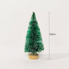 5/8pcs Mini Christmas Trees Small Artificial Christmas Tree Ornament Cedar Pine Sisal Tabletop Merry Christmas Party Decoration