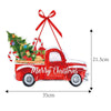 Christmas Porch Door Hanging Banner Christmas Paper Door Decorative Flags for Xmas Home Decorations New Year 2024 Noel Navidad