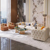 Elegant Luxury Modern Sofa Designs Royal Set Designer Leather Sofa Lounge Loveseat Divano Soggiorno Living Room Furniture