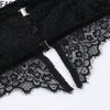 FAGADOER Sexy Lace See Through 2 Piece Sets Woman Outfit Hollow Out Crop Top + Flare Pants Female Y2K Streetwear Summer Spring