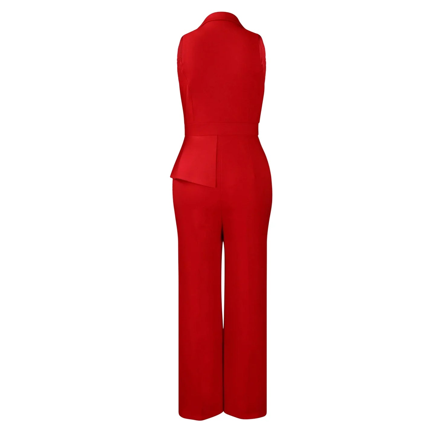 C8604 Foreign Trade Women's Fashionable Sexy Chain Collar Wide Leg African Jumpsuit Casual Style Long Dress For Ladies