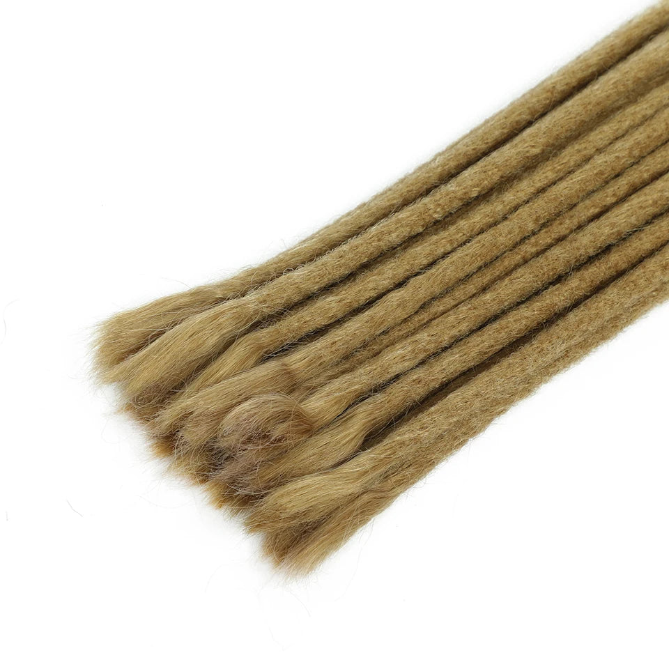 Synthetic Cheap Dreadlocks Hair Extensions For Women 18 Inch Full Hand-made Permanent Dread Loc Extension For Men 5 10 Strands