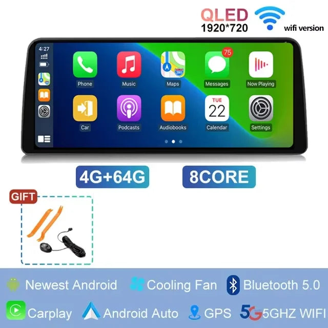 12.3 inch 2400*900 For Peugeot 308 T9 308S 2013 - 2017 Radio Car Video Player Stereo Android 14 GPS Multimedia Carplay Head Unit