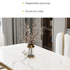 Unique Luxury Table Chairs Modern Legs Metal Design Rectangular Dining Table Space Saving Nordic Mesa De Comedor Funiture