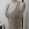 Long Dresses Women Elegant Shinny Sequins Midi Dress Female Sleeveless Backless Long Vestidos Lady Party Club Evening Robes