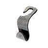Multifunction Portable Rhinestone Car Seat Back Hook Headrest Storage Holder Hanging Bag Organizer Auto Interior Accessories