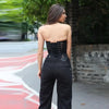 Spicy Girl Sexy Tight Corset Lace Hollow Sleeveless Strapless Top 2025 Summer Fashion Women Street Trendy Vest