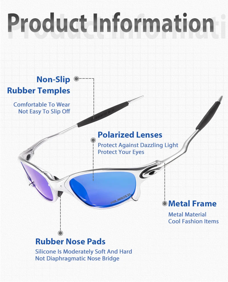 Polarized Sunglasses Men Cycling Fishing Driving Glasses Outdoor Sports UV400 Sun Glasses Eyewear Male Women Goggles