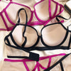 New Sexy Classic Bandage Push Up Bra Set for Women Underwear Europe Lace Splicing CD Cup Plus Size Brassiere Female Lingerie