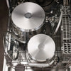 4-Piece Stainless Steel 3-Quart Steamer and Bain-A-Bailow Set for Soups, Stews, and Pasta