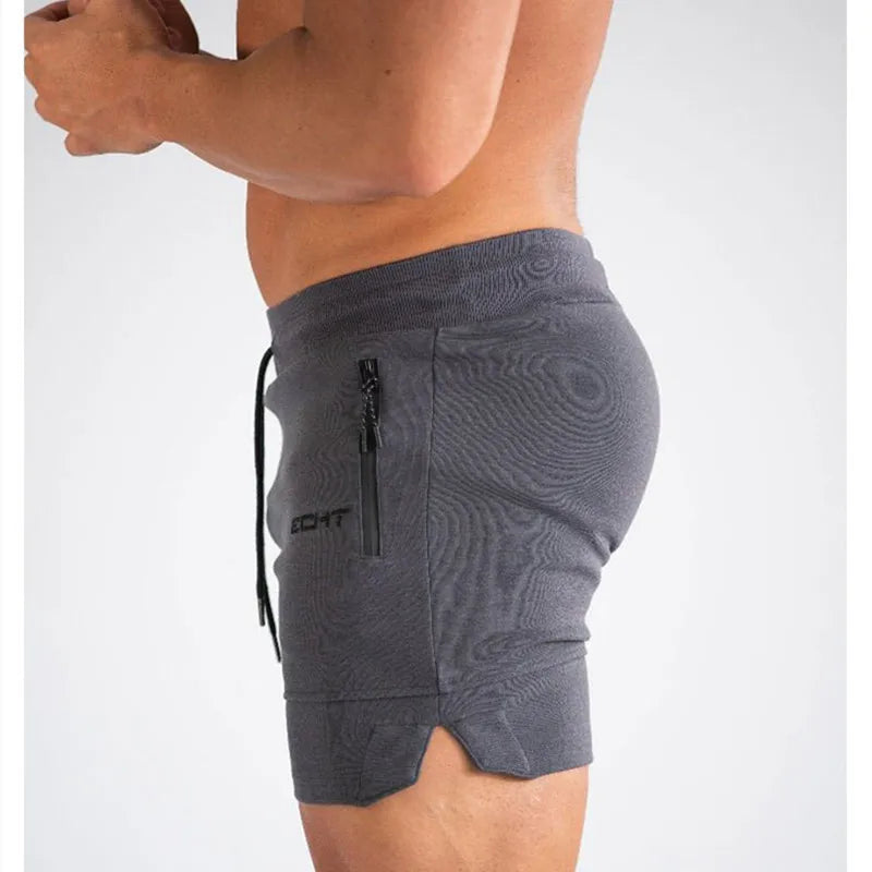 2024 new Sports Shorts Men Beaching Shorts Zip pocket Trousers Bodybuilding Sweatpants Fitness Jogger Running Gyms Men Shorts