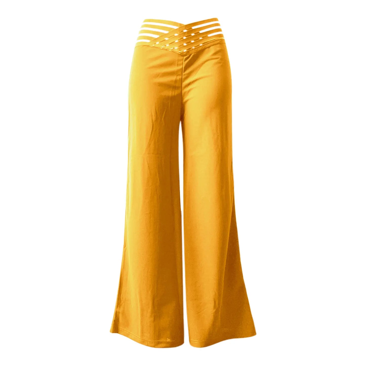 Spring Autumn Elegant High Waist Wide Leg Pants For Women Fashion Loose Long Pant Casual Office Solid Women Clothes New Pant