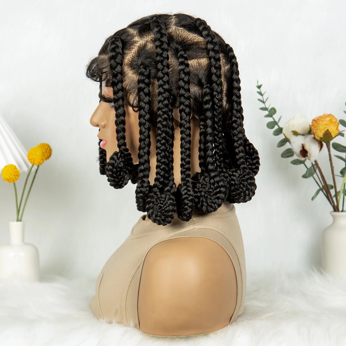 Kima Koroba Braided Wigs Full Lace knotless Jumbo Box Braided Wigs for Africa Women