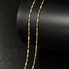 14k Orginal Gold Color Necklace Chain for Women Box Chain Snake Bone/starry/Cross Chain 18 Inches Necklace Fine Jewelry Gifts