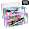 Transparent Triangular Pencil Case Large Capacity Simple Pen Bag Kawaii Cosmetic Bag School Study Stationery Office Supplies
