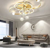 Modern Minimalist LED Ceiling Light Personalized Creative Ring Living Room Lights Gold Atmosphere Bedroom Study Chandelier