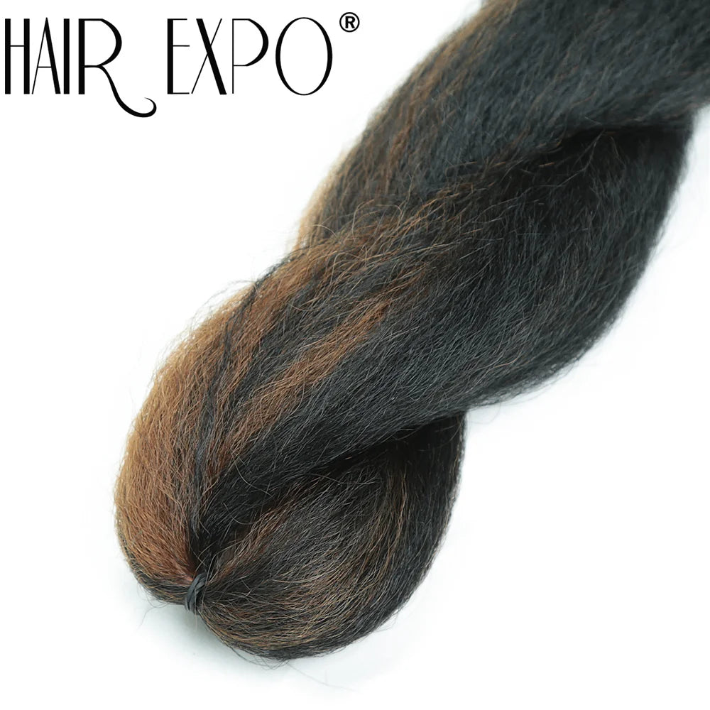 26Inch Vixen Crochet Bulk Hair Synthetic Jumbo Braids Fluffy Yaki Straight Crochet Hair Afro Kinky Curly Braiding Hair Extension