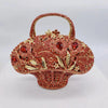 Flower Basket Diamond Dinner Bag Metal Hollow Hand-Held Rhinestone Women's Bag Banquet Clutch Purse Crystal Vintage Handbags