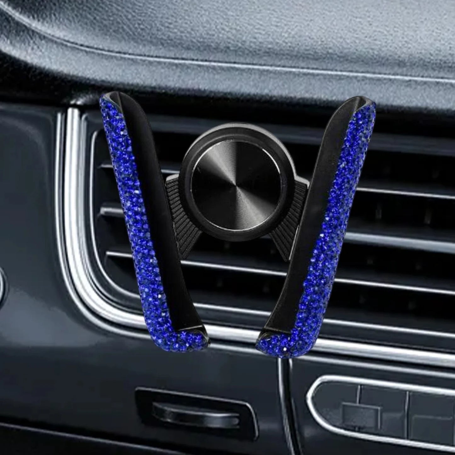 Car Phone Holder Women Diamond Crystal Car Air Vent Mount Clip Mobile Phone Holder Stand in Car Bracket Interior Accessories
