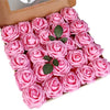 10/25/50Pcs Artificial Rose Flowers Foam Fake Faux Flowers Roses for DIY Wedding Bouquets Party Home Decor Garden Decoration