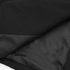 Willshela Women Fashion Satin Black With Feather Blazer Jacket Vintage Notched Neck Single Button Long Sleeves Female Outfits