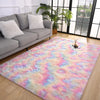 Fluffy Bedroom Rug Carpet Shaggy Fuzzy Rugs for Bedroom Thick Black Area Rugs for Living Room Rugs  for Girls Boys