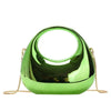Luxury Designer Evening Clutch Clear Acrylic Women Handbags Fashion Shoulder Bag Half Moon Wedding Purses Party Tote Ladies 2025