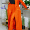 Women's Set Full Sleeve X-Long Blazer Coat+ Long Pant Suit 2025 Spring Streetwear Two 2 Piece Set Africa OL Work Outfits