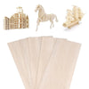 5 pcs Balsa Wood Sheets ply 150/200/250mm long 100mm wide 0.75/1/1.5/2/2.5/3/4/5/6/8/10mm thick for Craft DIY Project