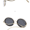 Luxury Pearl Sunglasses 2024 New Fashion Metal Frame Round Sun glasses Brand Designer Sunglasses UV400