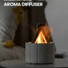 KINSCOTER Simulated Flame Aroma Diffuser Bonfire Air Humidifier Ultrasonic Cool Mist Maker Fogger LED Essential Oil Lamp Difusor