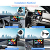 Podofo Universal Car Screen 8-Inch Multimedia WIFI Video Player Wireless Carplay Screen for Apple or Android 4+64GB Navigation