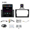9.7" Universal Car Radio Android 2Din Vertical Touch Screen Multimedia Carplay Autoradio GPS Navi Radio BT DSP Wifi +Camera 2+32