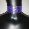 Fashion Metal Sequins Chokers Necklace Jewelry Women Statement Choker Wedding Necklace Jewelry Accessories For A Gift