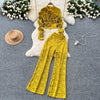 Women  Three-dimensional floral  loose T Shirt Bodycone Tops Female High Street Y2k Tops  Summer Two Piece Set