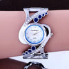 New Design Women Bangle Wristwatch Quartz Crystal Luxury Relojes Rhinestone Fashion Female Watches Hot Sale Eleagnt Mujer Watch