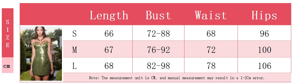 Luxury Leather Strapless Short Dress Women's Hot Summer Backless Sexy Party Curvy Dresses 2025 Evening Red Brown Hip Pacage  Y2K