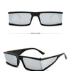 Retro Fashion Punk Square Sunglasses For Women Men Ins Popular Small Frame Silver Sun Glasses Trending Shades UV400 Ladies Eye