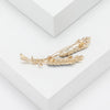 Dmari Women Brooches Korean Fashion Style 3-Color Rhinestone Ear of Wheat Lapel Pins Luxury Jewelry Accessories For Clothing
