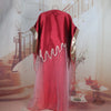 Fashion Two-Piece Pair with lace lingerie Boubou Women's Dress Luxurious African Fabric Clothing for Women