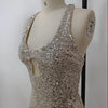 Long Dresses Women Elegant Shinny Sequins Midi Dress Female Sleeveless Backless Long Vestidos Lady Party Club Evening Robes