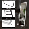 JHK Led 64"x21" Full Length Mirror Standing Hanging or Wall-Mounted Mirrors with Stand Aluminum Alloy Frame For Living Room