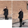 Tweed Plaid Suit Jacket Women Outwear Loose Mid-Length Double-Breasted Casual Woolen Blazer Top 2024 Spring Autumn New Chic Suit