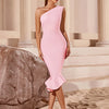 Elegant Bandage Dress Luxury Party Evening Club Night Cocktail Modest Holiday Bodcyon Celebrity Woman Clothes High Quality