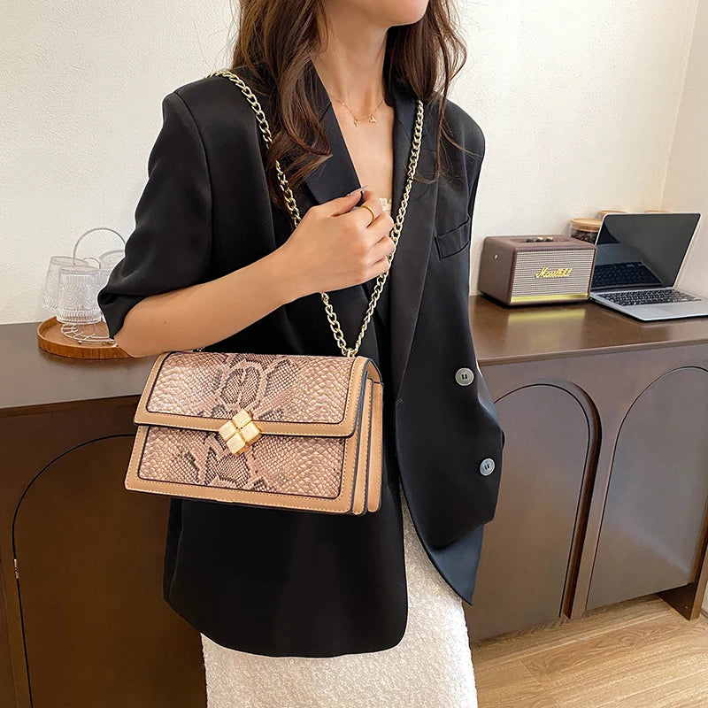 Luxury Purple Women's Single Shoulder Bag Pu Leather Ladies Bag Femme Designer Handbag Purse Flap Messenger Bag Brand Sac A Main