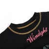 Hollow Out Crop Top Women O-Neck Aesthetic Clothes Letter Printed Y2k Accessories Short Sleeve Roupas Femininas Estilosas Summer