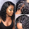Curly Wig Pre Plucked Brazilian Human Hair Wigs 13x4 Lace Front Wig Short Bob Deep Wave Kinky Curly Lace Front Human Hair Wigs