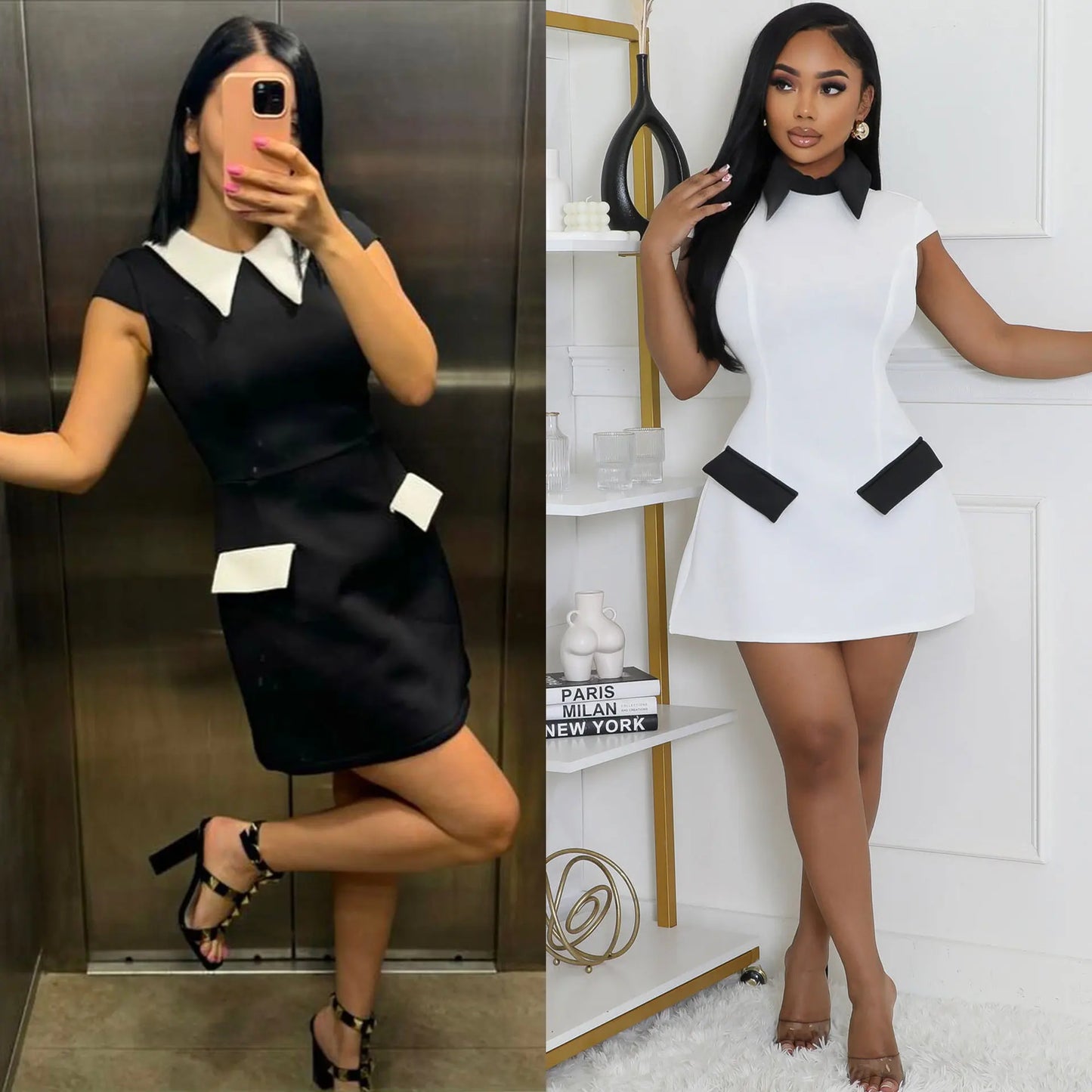 Ladies Streetwear Sleeveless Bodycon Dress 2024 Summer Autumn Women Mini Dresses Women Sweatshirts White Black Dress Clothing