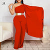 Elegant Women One Shoulder Jumpsuit with Belt Long Sleeve Spring Summer Plus Size One Piece Fashion Sexy Ladies Rompers 2024